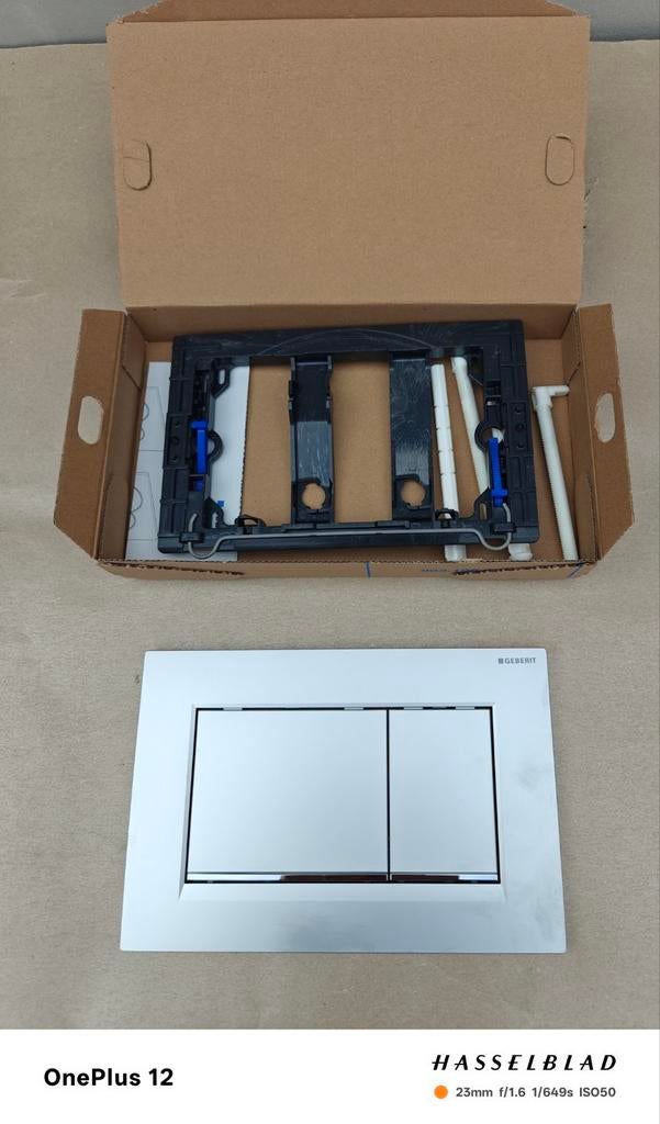 Plaque de commande pour WC suspendu Geberit Sigma, Enlèvement ou Envoi, Neuf