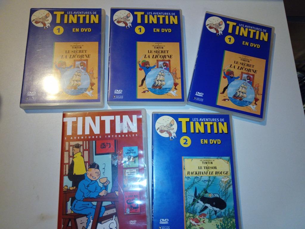 DVD Tintin, CD & DVD, Tous les âges, Enlèvement, Comme neuf