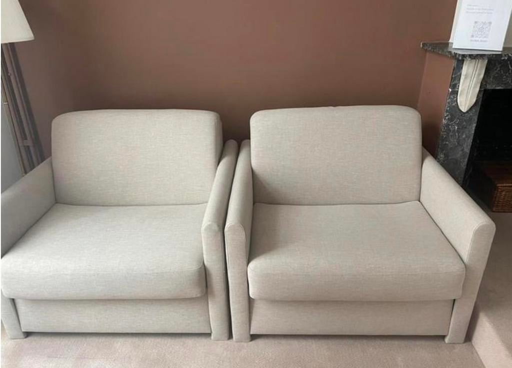 Fauteuil beige, Enlèvement