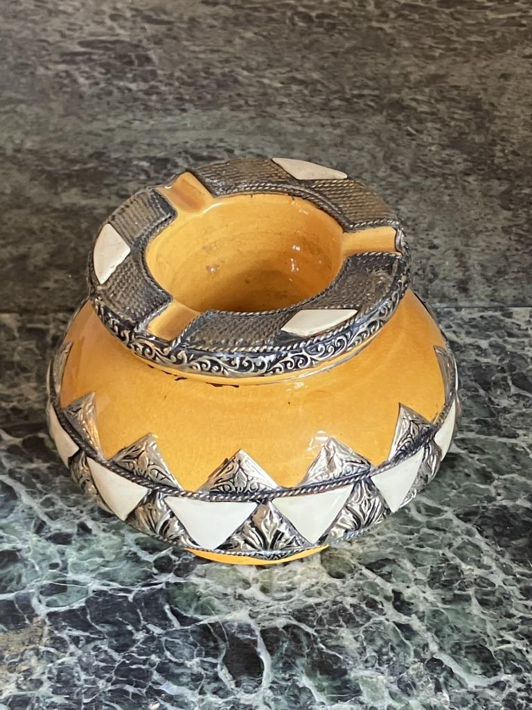Cendrier marocain en céramique, Collections, Enlèvement, Cendrier
