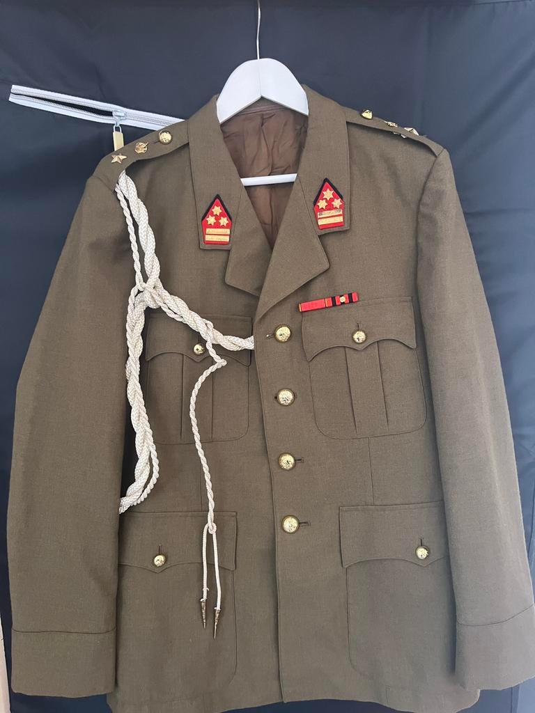 Veste de service lieutenant-général 1970, Collections, Objets militaires | Général, Armée de terre, Enlèvement ou Envoi