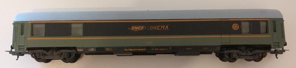 LIMA HO - VOITURE SNCF - CINEMA, Hobby & Loisirs créatifs, Trains miniatures | HO, Enlèvement ou Envoi, Utilisé, Courant continu
