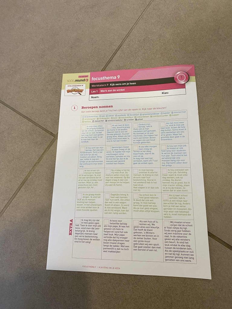 Mundo werkkaternen wereldoriëntatie 3de en 4de leerjaar, Boeken, Schoolboeken, Ophalen, Maatschappijleer, Overige niveaus, Nieuw