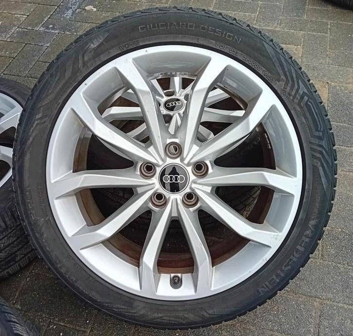 Velgen winterbanden Audi A4 A5 S-Line 18inch 5x112 5-6mm ❄️, Enlèvement