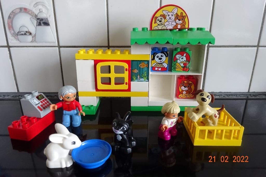 LEGO DUPLO Dierenwinkel - 5656*VOLLEDIG*, Ophalen of Verzenden, Complete set, Duplo