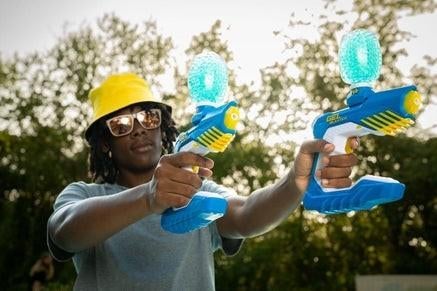 Gel blaster pistolen, Ophalen