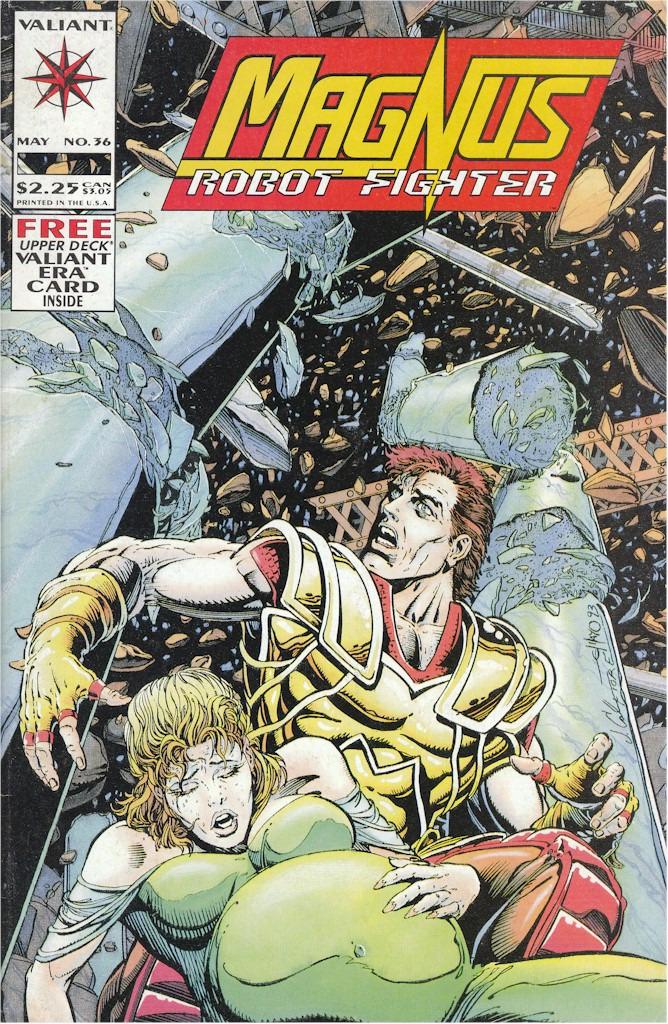 Valiant Comics - Magnus Robot Fighter # 36, Eén comic, Ophalen of Verzenden, Gelezen, Amerika