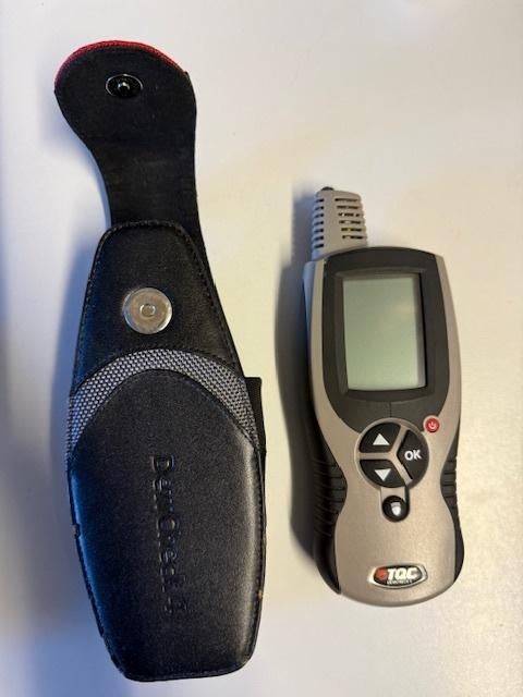 Dauwpuntmeter TQC DewCheck 4 Serie 2, Doe-het-zelf en Bouw, Meetapparatuur, Ophalen, Zo goed als nieuw, Vocht of Vloeistof