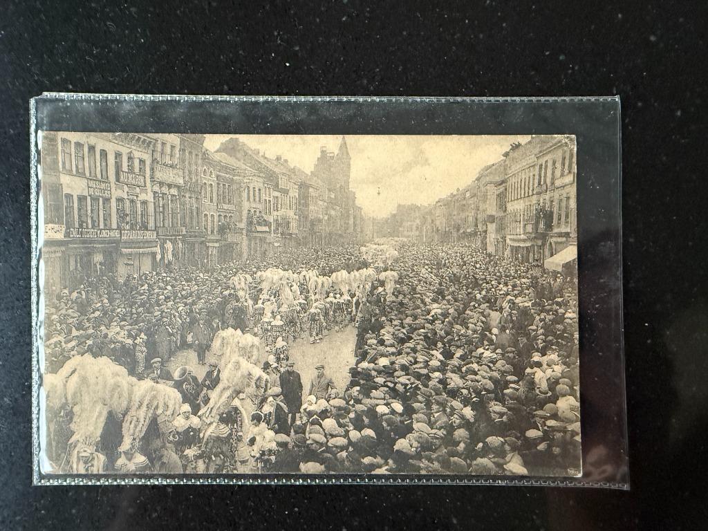Carte postale Le Carnaval de Binche 1925 en excellent état., Enlèvement ou Envoi, 1920 à 1940, Affranchie, Hainaut