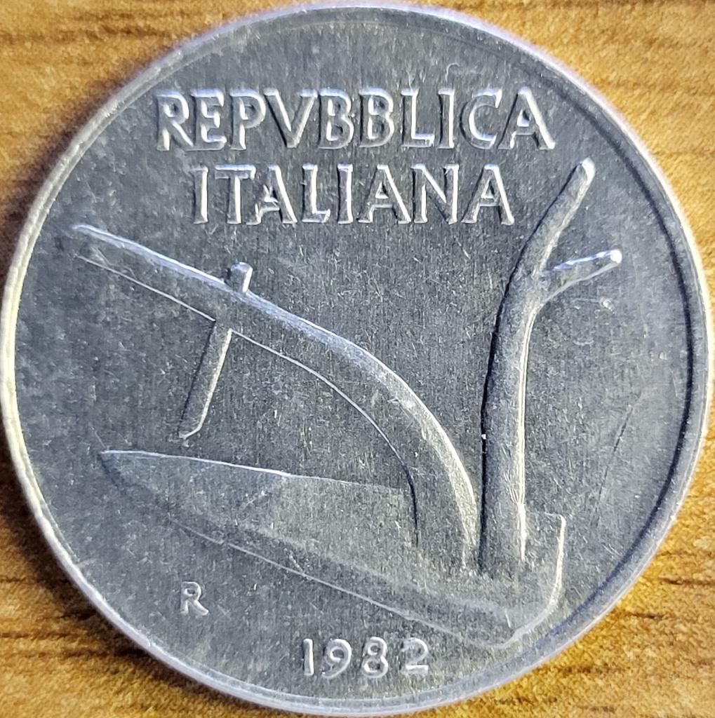 Italie 10 lire 1982 - KM#63 - SUPERBE, Enlèvement ou Envoi, Italie, Monnaie en vrac