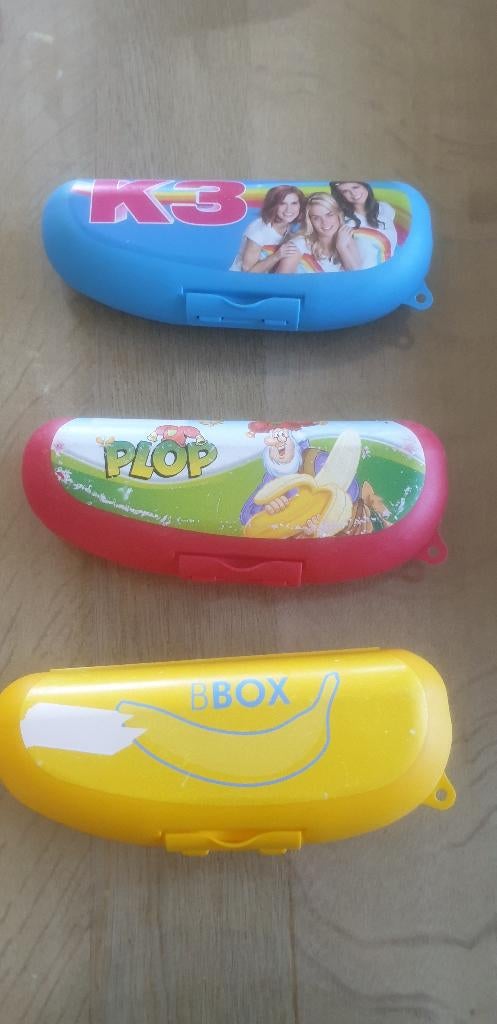 2 Bananendozen K3 en plop, Enlèvement ou Envoi, Comme neuf