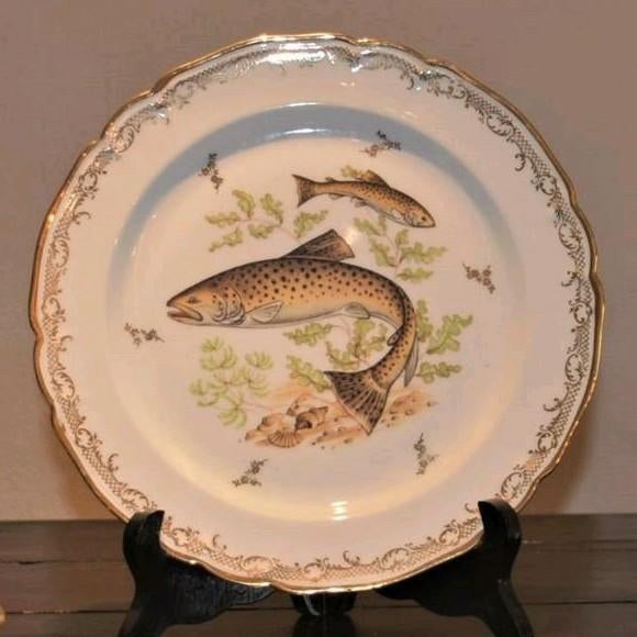 SERVICE A  POISSON(PORCELAINE DE LIMOGES), Maison & Meubles, Enlèvement