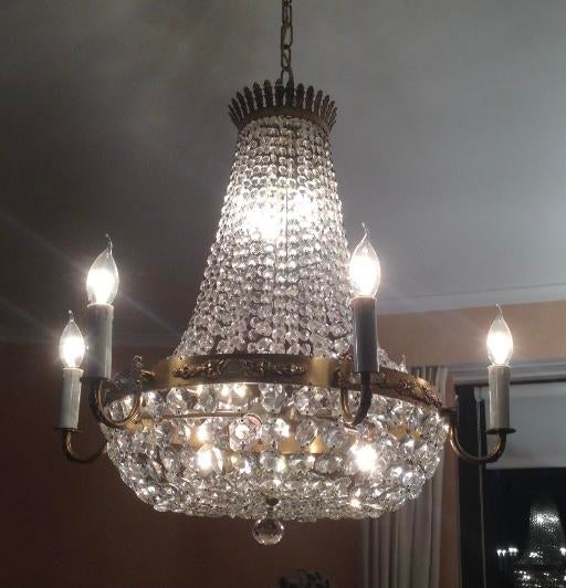 Lustre en cristal, Maison & Meubles, Enlèvement