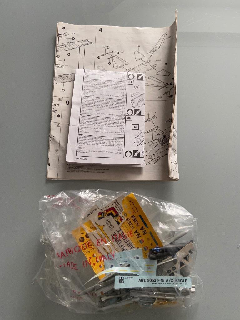 Modelbouw F-14, F-15 en F-16 spare parts, Hobby en Vrije tijd, Ophalen of Verzenden, Zo goed als nieuw, Heller