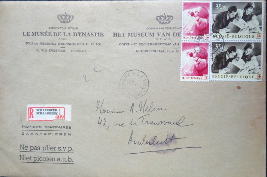 Enveloppe avec le prince Philip et la princesse Astrid, Collections, Enlèvement ou Envoi, Utilisé, Carte, Photo ou Gravure
