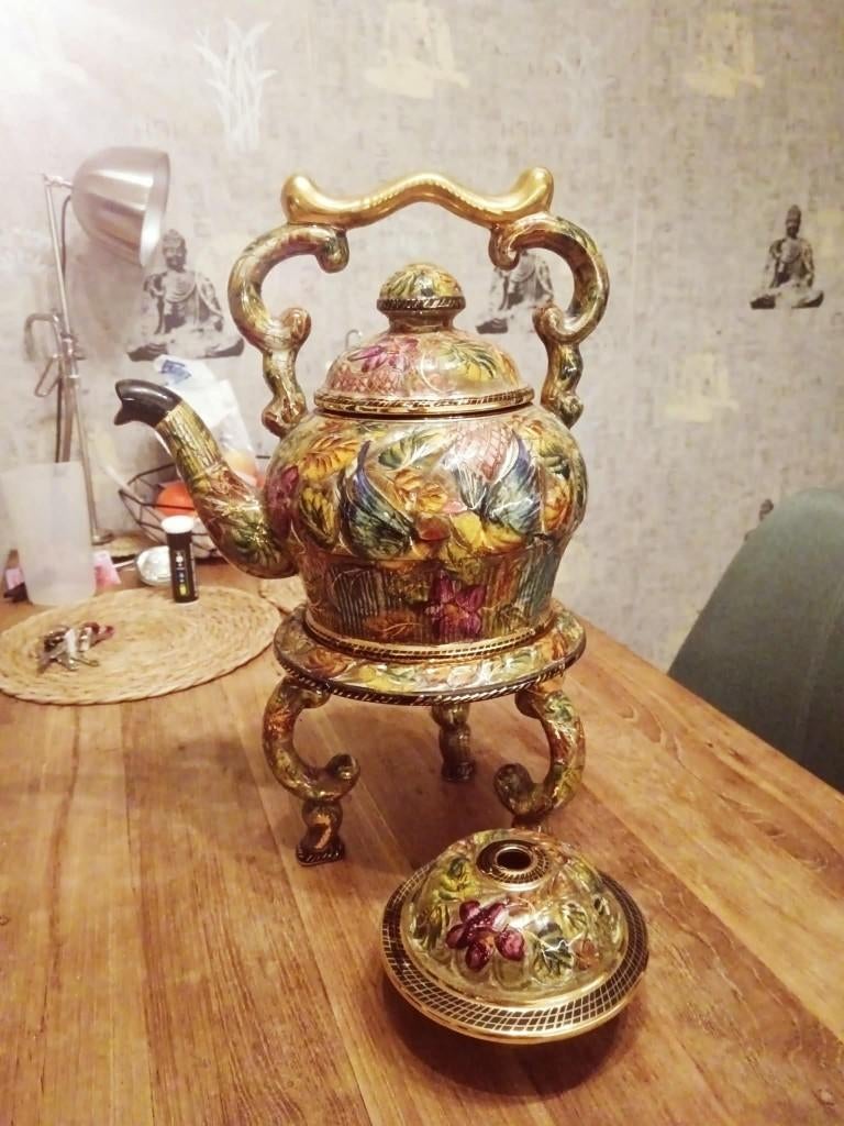 Théière en céramique Bequet Quaregnon, Antiquités & Art, Enlèvement