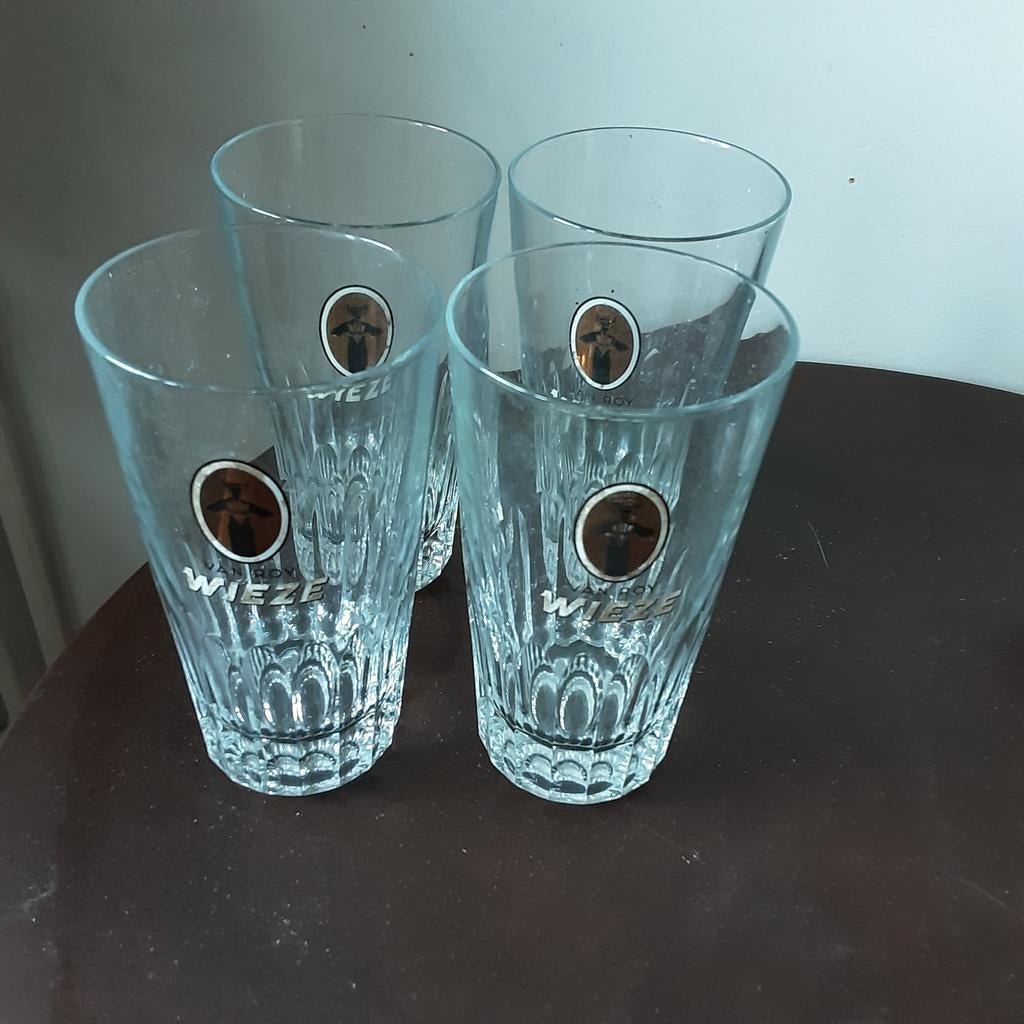Wieze glazen, Verzamelen, Glas en Drinkglazen, Ophalen, Zo goed als nieuw