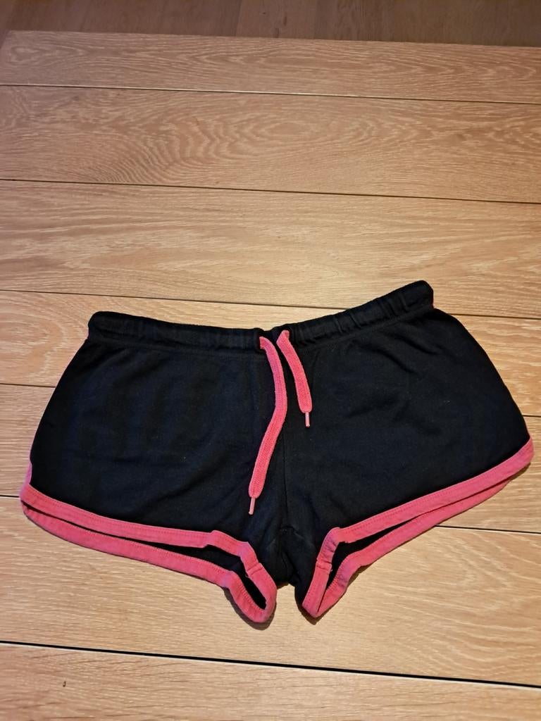 Short noir et rose Miss Fiori Taille 12ans, Enlèvement ou Envoi, Comme neuf, Vêtements de sport ou Maillots de bain, Miss Fiori