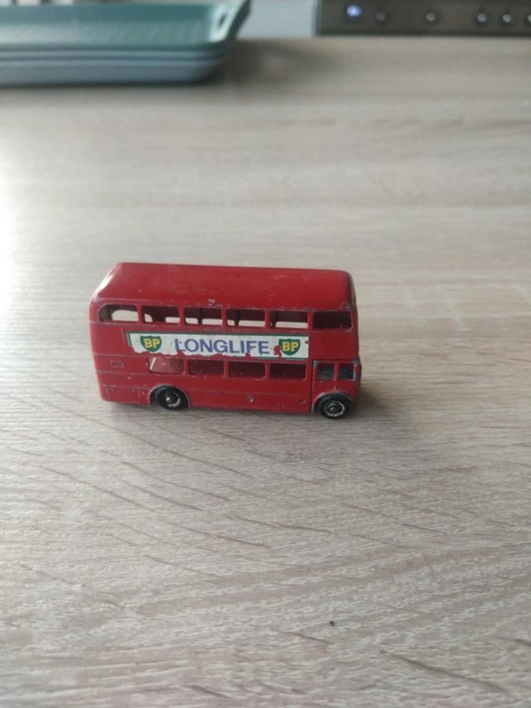 Miniature bus londonnien BP longlife lesney Matchbox, Enlèvement ou Envoi, Utilisé, Bus ou Camion