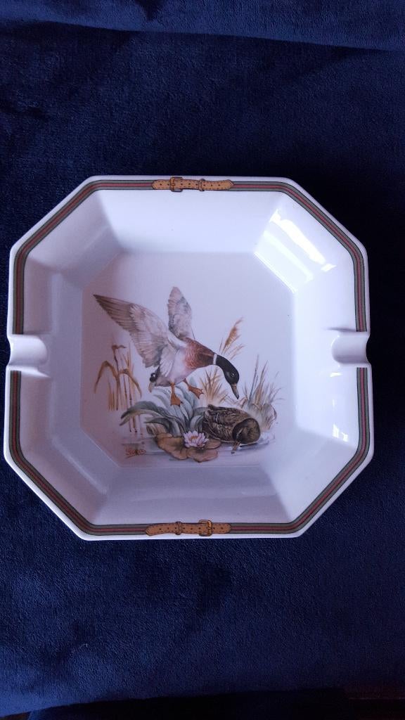Vintage Gucci Porcelain Ashtray handpaint Mallard Duck, Ophalen