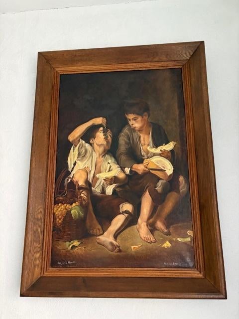Schilderij Van den Broeck volgens Murillo, Antiek en Kunst, Kunst | Schilderijen | Klassiek, Ophalen