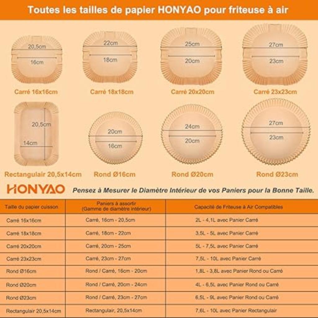 Bakpapier Air Fryer 100 stuks GRATIS VERZENDING, Verzenden, Nieuw