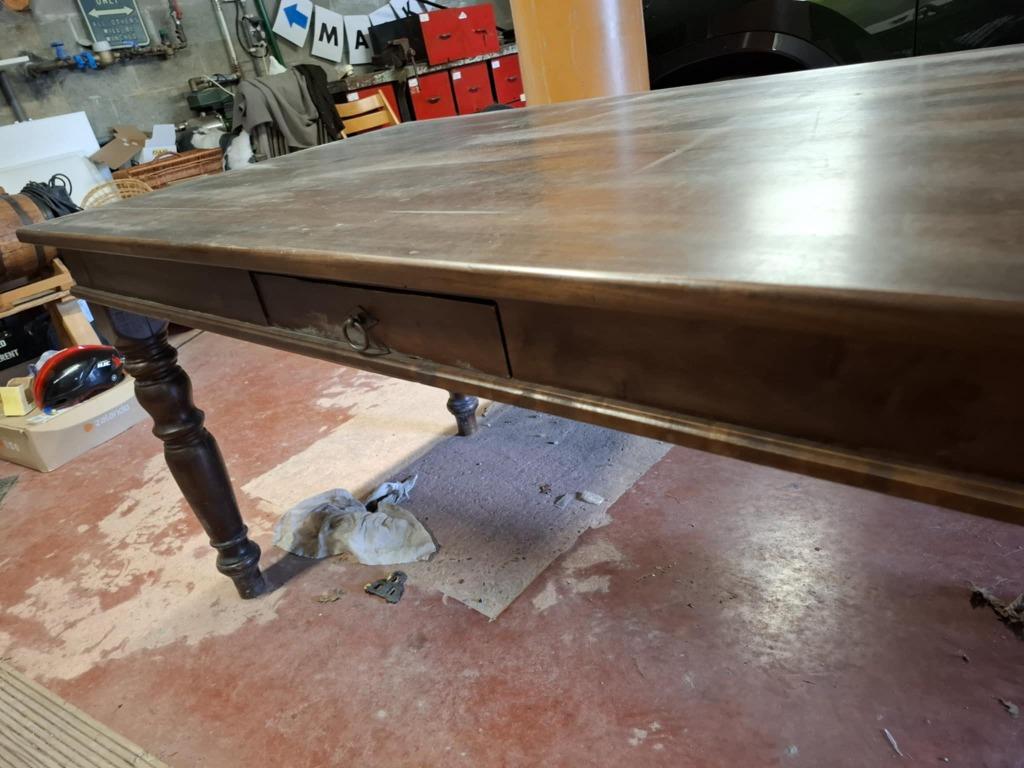 Tafel en stoelen set koloniaal, Cinq personnes ou plus, Koloniaal, Enlèvement, Utilisé