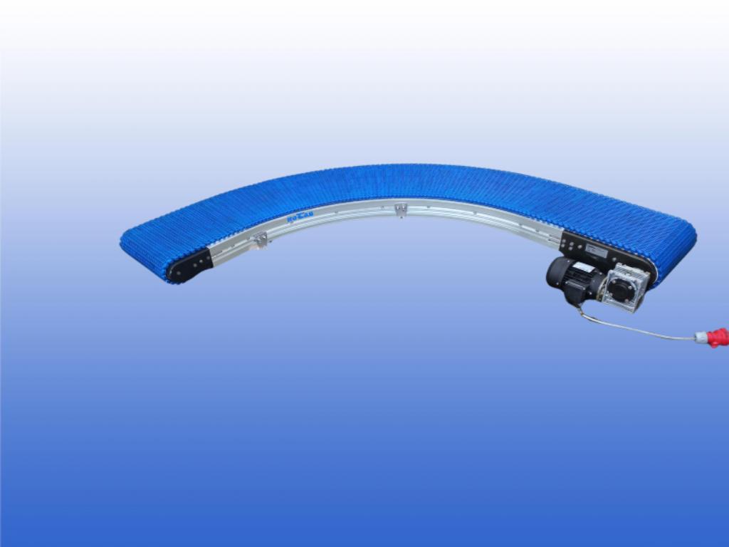 Courroie transporteuse Courroies transporteuses courbées à 9, Enlèvement ou Envoi, Utilisé