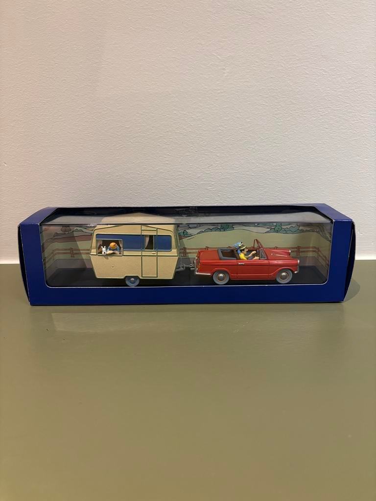 La Triumph Herald/La caravane, les voitures de Tintin, 1/43, Enlèvement ou Envoi, Comme neuf, Voiture