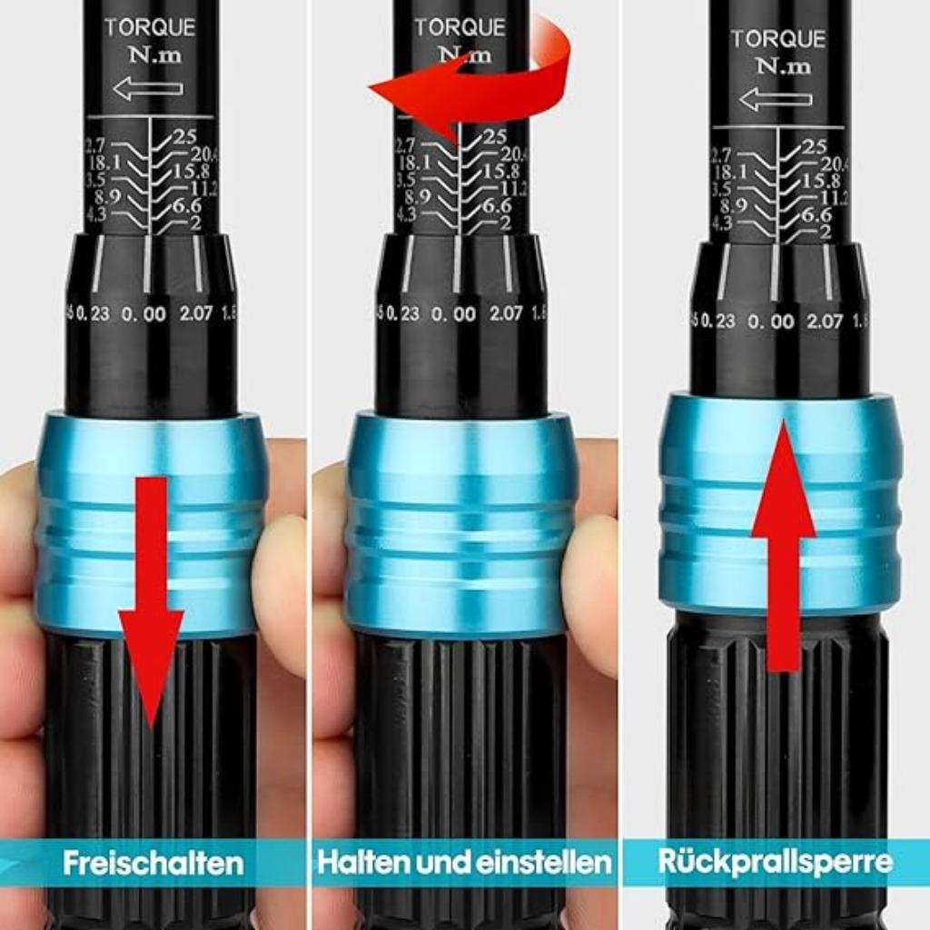 Ensemble de 15 clés dynamométriques SHALL LIVRAISON RAPIDE E, Envoi, Neuf
