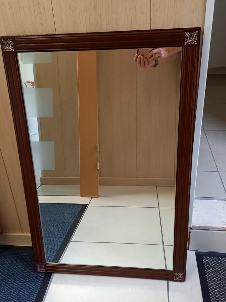 Spiegel Kader 60 x 90 cm, Antiek en Kunst, Ophalen, Rechthoekig, 50 tot 100 cm, Minder dan 100 cm