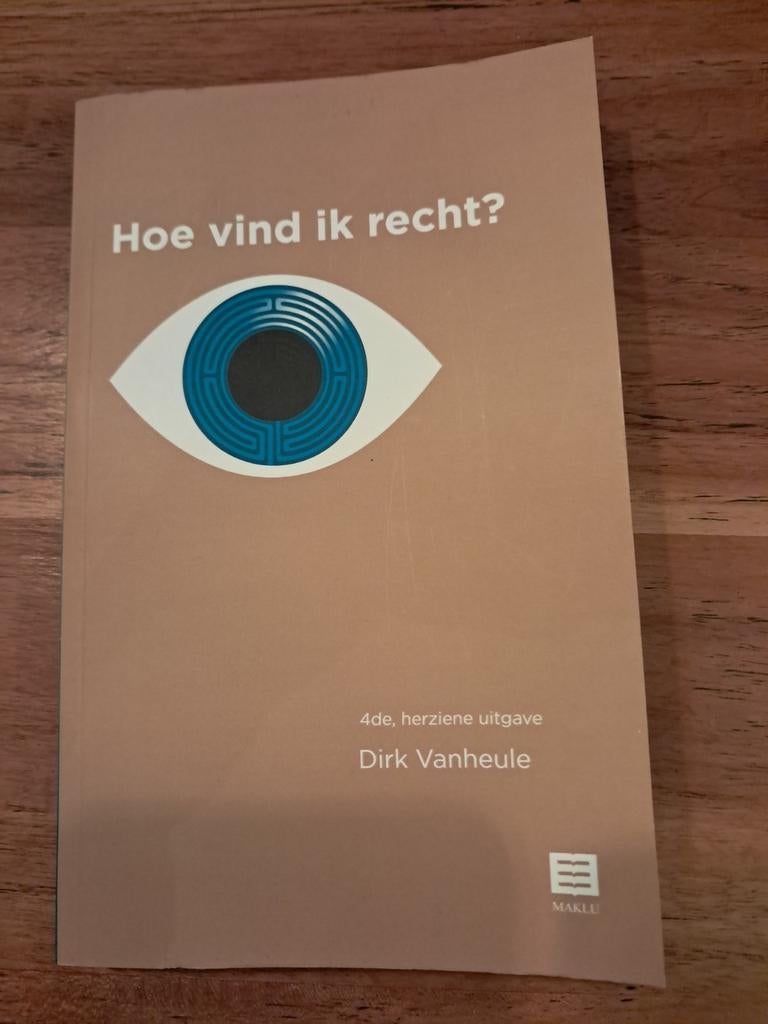 Dirk Vanheule - Hoe vind ik recht?, Ophalen of Verzenden, Nieuw, Dirk Vanheule