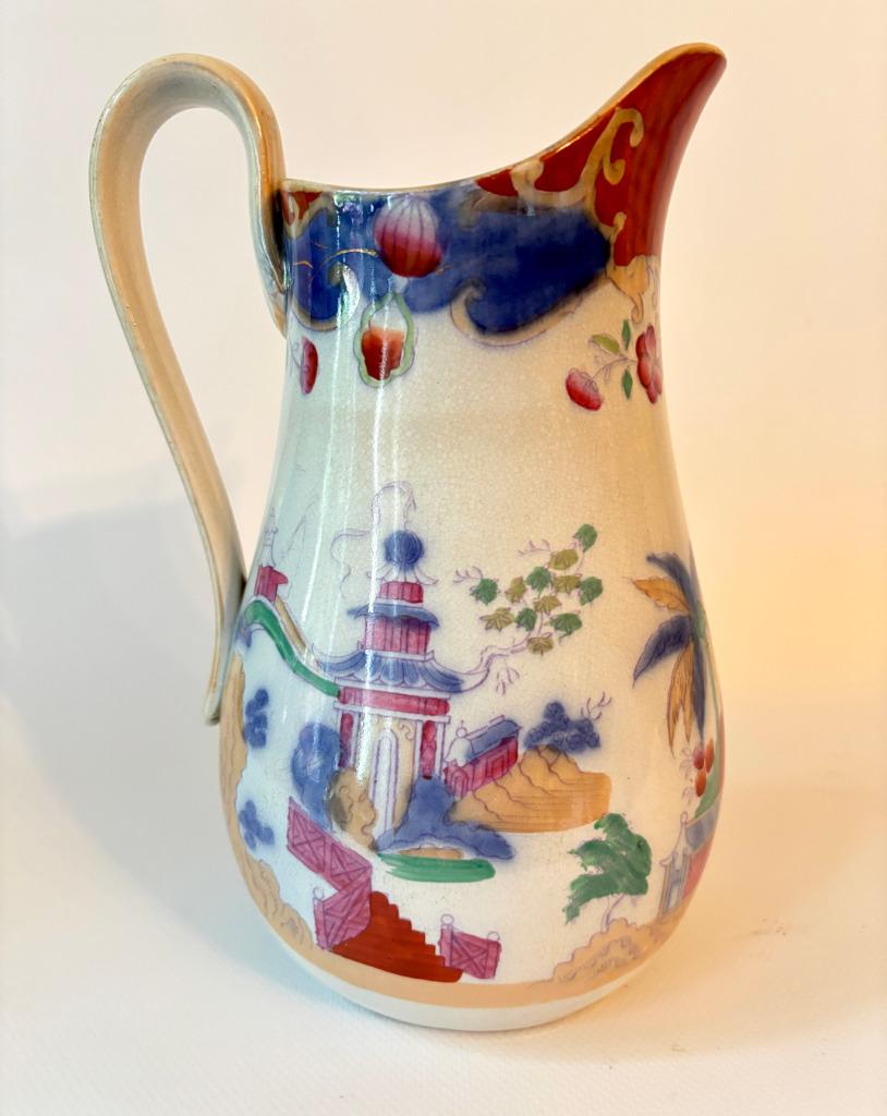 BOCH KERAMIS  YEDO  chinois japonais pichet 1875  XIXe, Enlèvement ou Envoi