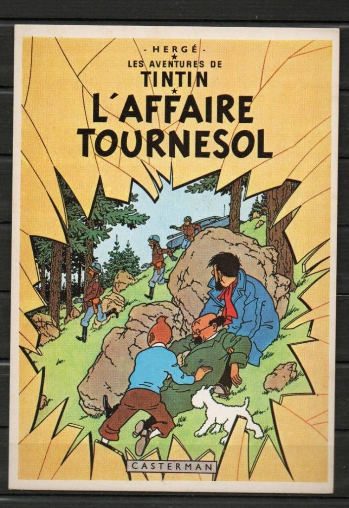 Carte postale : Tintin/ L'affaire Tournesol - édition Arno, Ophalen