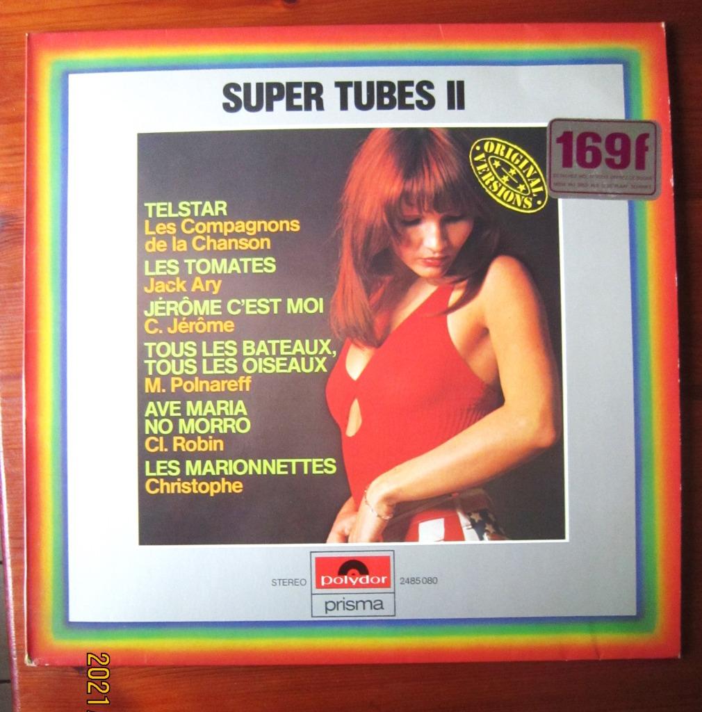 Vinyle 33 T "Super Tubes II" versions originales, CD & DVD, Vinyles | Compilations, Utilisé, Autres genres, Envoi
