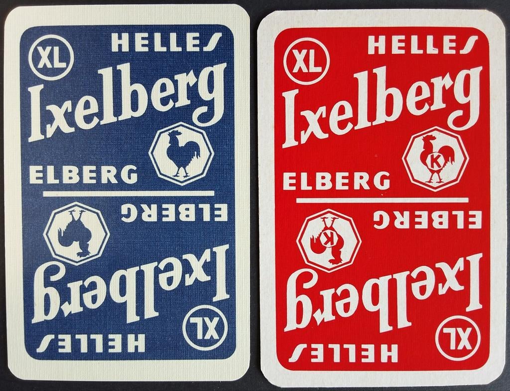 2 Speelkaarten  Ixelberg, Collections, Enlèvement ou Envoi, Carte(s) à jouer