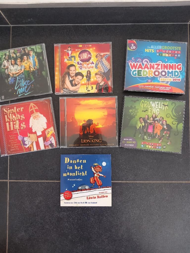 7 kindercd's, Ophalen of Verzenden, Gebruikt, Muziek