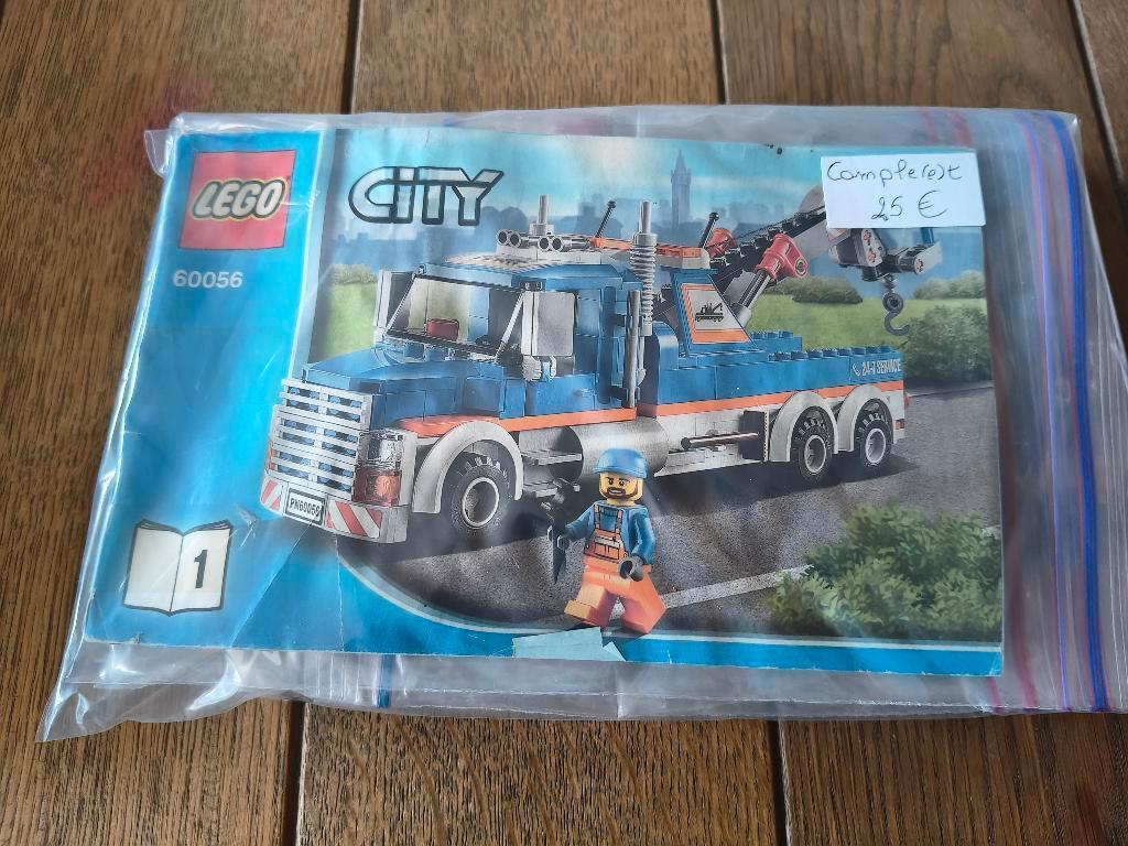 Lego City 60056 Truck Sleepwagen, Kinderen en Baby's, Speelgoed | Duplo en Lego, Gebruikt, Lego, Ophalen of Verzenden