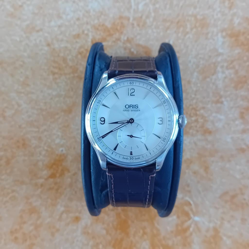 Mechanisch horloge van Oris in perfecte staat, in zijn koffe, Handtassen en Accessoires, Horloges | Heren, Ophalen of Verzenden