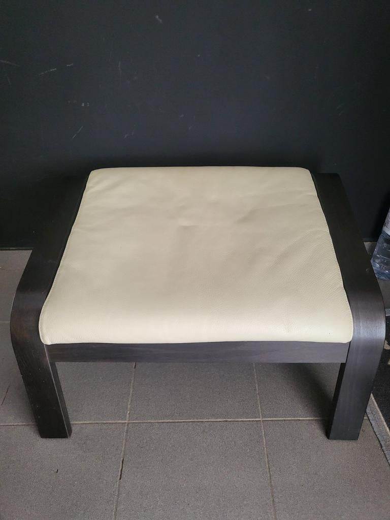 Ikea poang voetenbank wit leder, Enlèvement