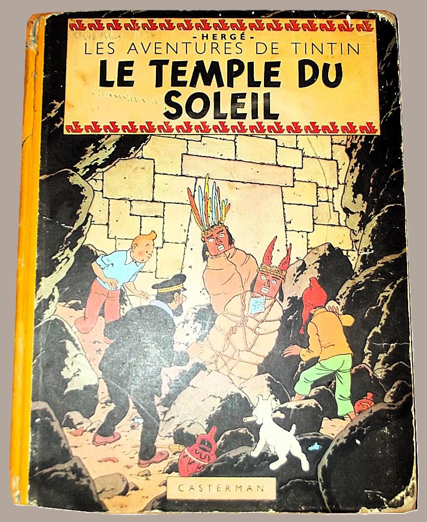 tintin "Le Temple du Soleil" EO 1949, Une BD, Enlèvement ou Envoi, Utilisé, HERGE