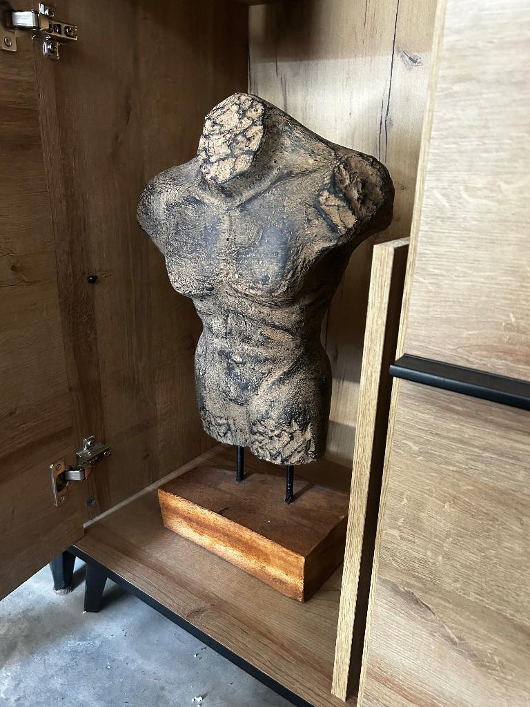 Mannelijke buste op voet, Antiek en Kunst, Ophalen