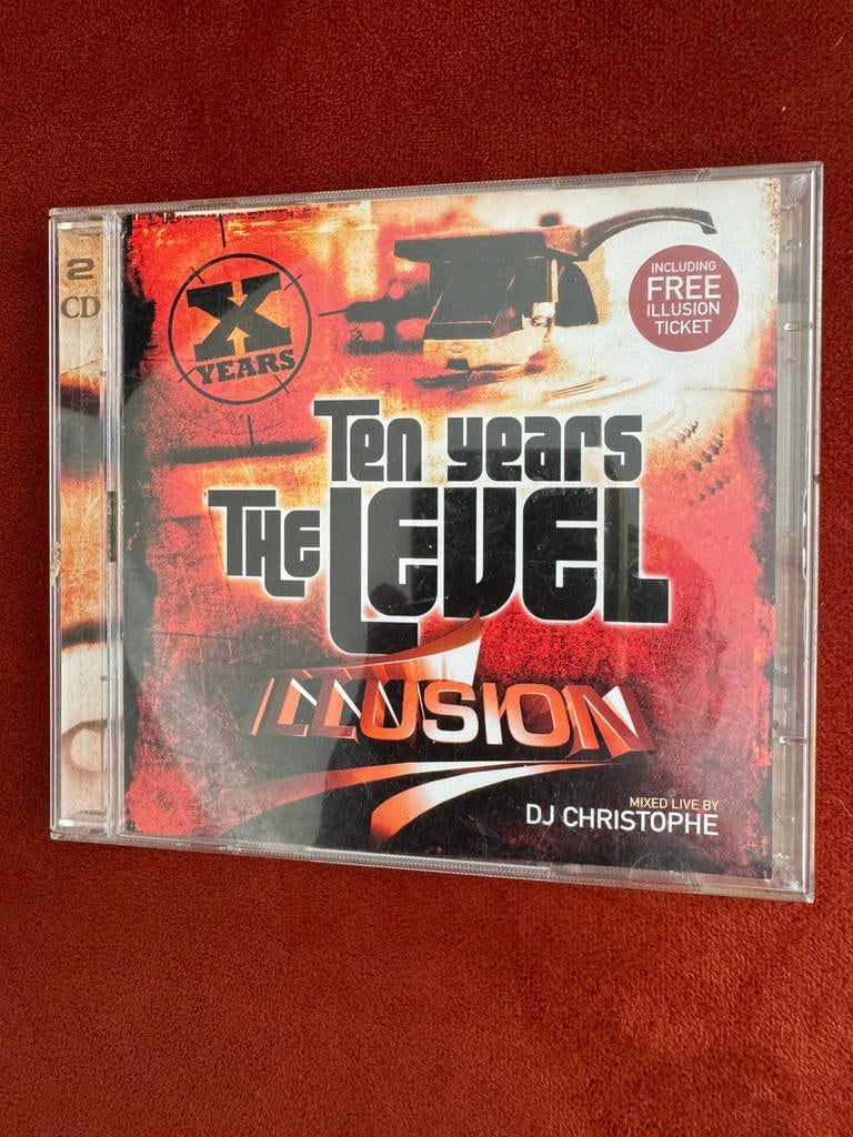 Illusion Ten Years The Level, Cd's en Dvd's, Cd's | Dance en House, Ophalen of Verzenden, Zo goed als nieuw
