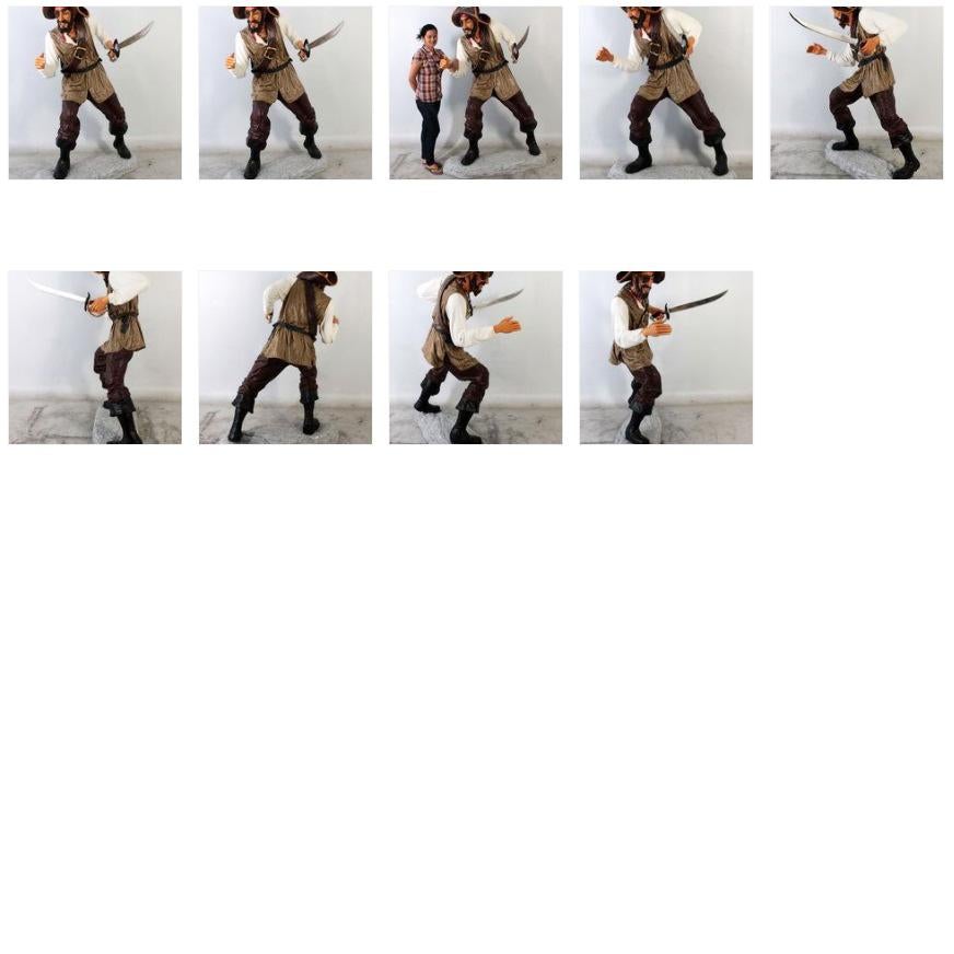 Piraat 180 cm - piratenbeeld met zwaard, Verzamelen, Ophalen, Nieuw