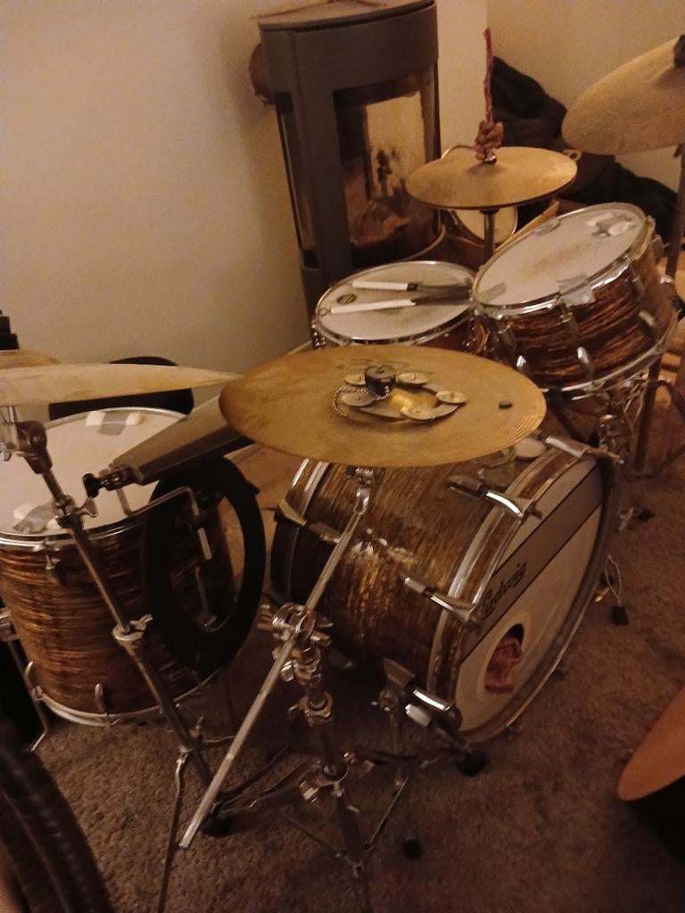 Drum set, los of in bundel te koop!, Muziek en Instrumenten, Drumstellen en Slagwerk, Ophalen, Gebruikt, Ludwig