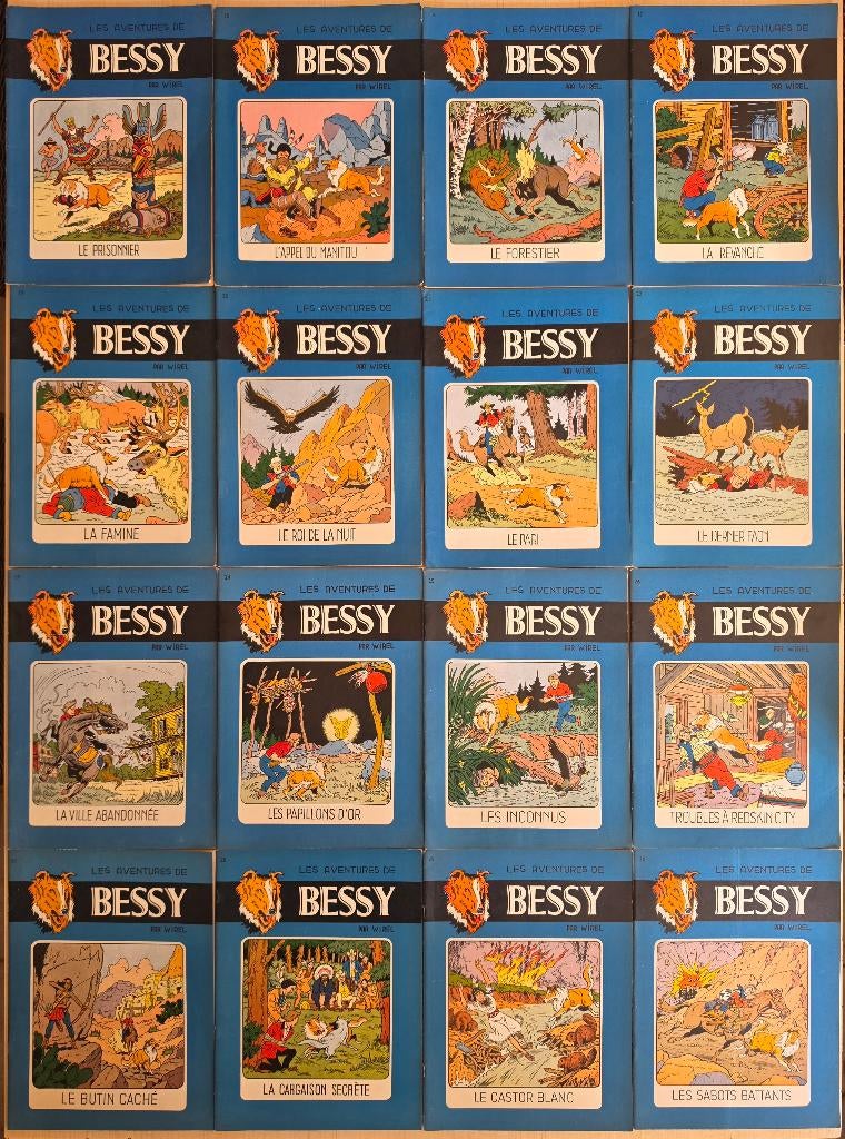 Lot 16 X BESSY ( Edition Originale / Eerste Druk ) 11-30, Ophalen of Verzenden, Wirel (Vandersteen/Verschuere)