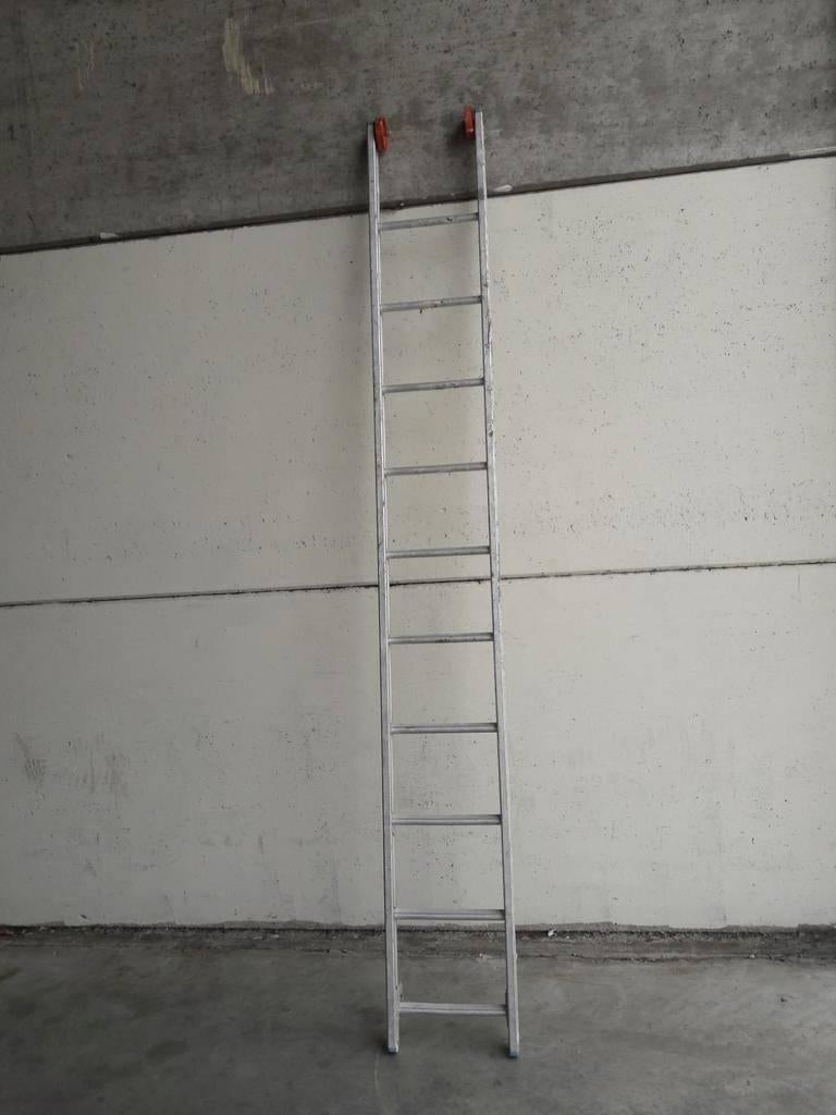 Enkele ladder 10 treden, Ophalen, Gebruikt, Ladder, 2 tot 4 meter