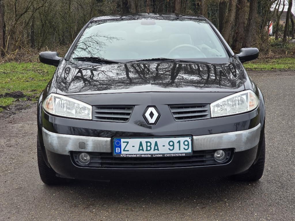 Renault Mégane Cabrio AUTOMAAT - 2.0i - 2004 - Leder,Digi AC, Auto's, 4 zetels, Beige, Elektrische ramen, Cabriolet