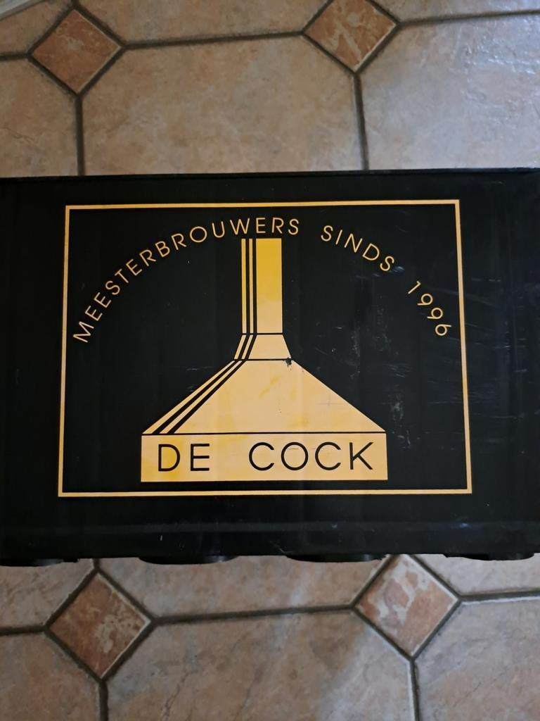 Lege bierkrat De Cock Meesterbrouwers sinds 1996, Ophalen of Verzenden, Flesje(s)