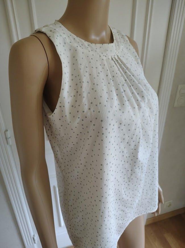 Gekleed blousje van costes, Kleding | Dames, Blouses en Tunieken, Zo goed als nieuw, Maat 36 (S), Wit, Ophalen of Verzenden